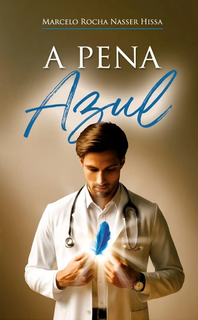 Capa do livro A Pena Azul